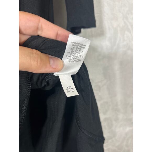 PureJill J Jill T Shirt Medium Black Ballet Sleeve Tunic - Picture 5 of 7